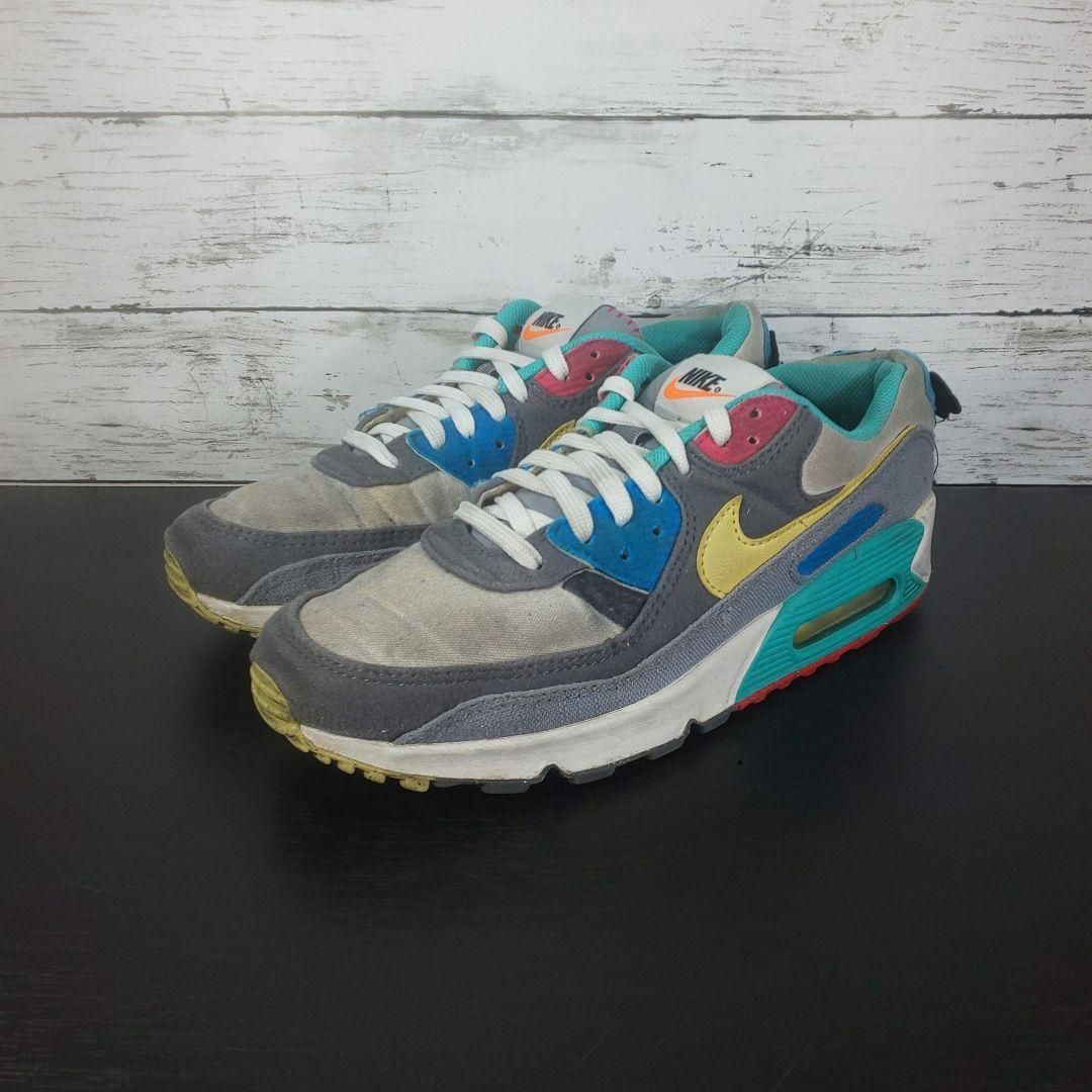 NIKE AIR MAX 90 SNEAKER ナイキ エア マックス 90 スニーカー 26.5cm グレー マルチカラー DM8171-001 L07740