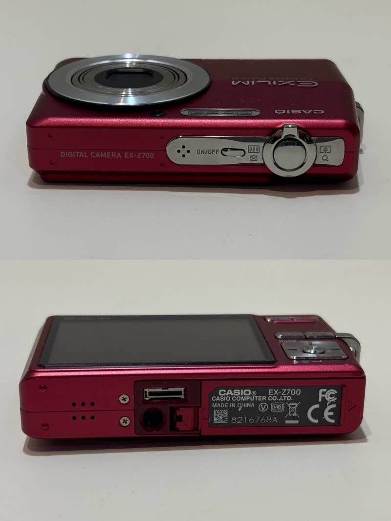 CASIO EXILIM EX-Z700 レッドカラー EXILIM ZOOM EX-Z700 レッド γA6143-2P4-ψ | カシオ | コンパクト