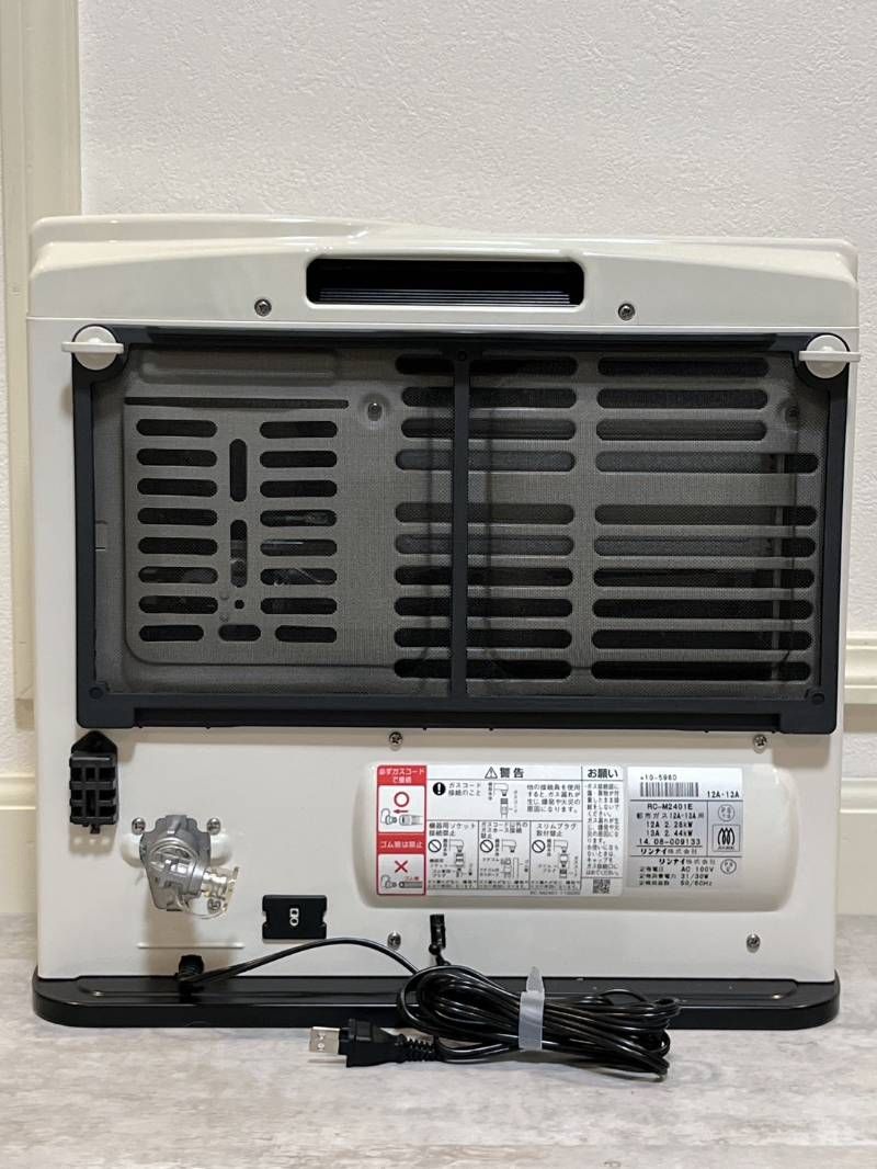 Rinnai 東邦ガス ガスファンヒーター 都市ガス用 14年製 RC-24FSG(W