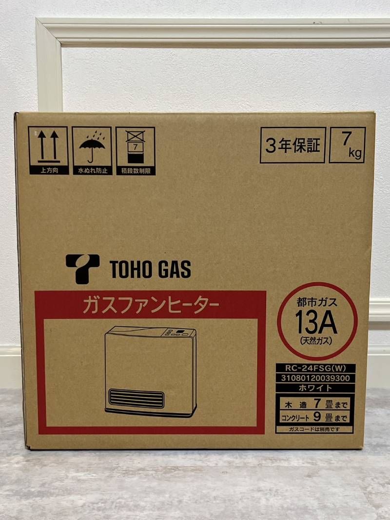 Rinnai 東邦ガス ガスファンヒーター 都市ガス用 14年製 RC-24FSG(W