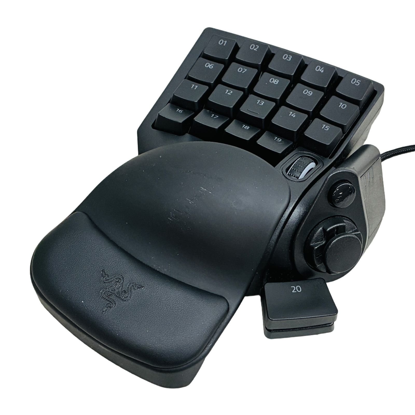 Razer RZ07-0311 Tartarus Pro 左手用 ゲーミングキーパッド 左手デバイス PC周辺機器 レイザー 中古 C11234708