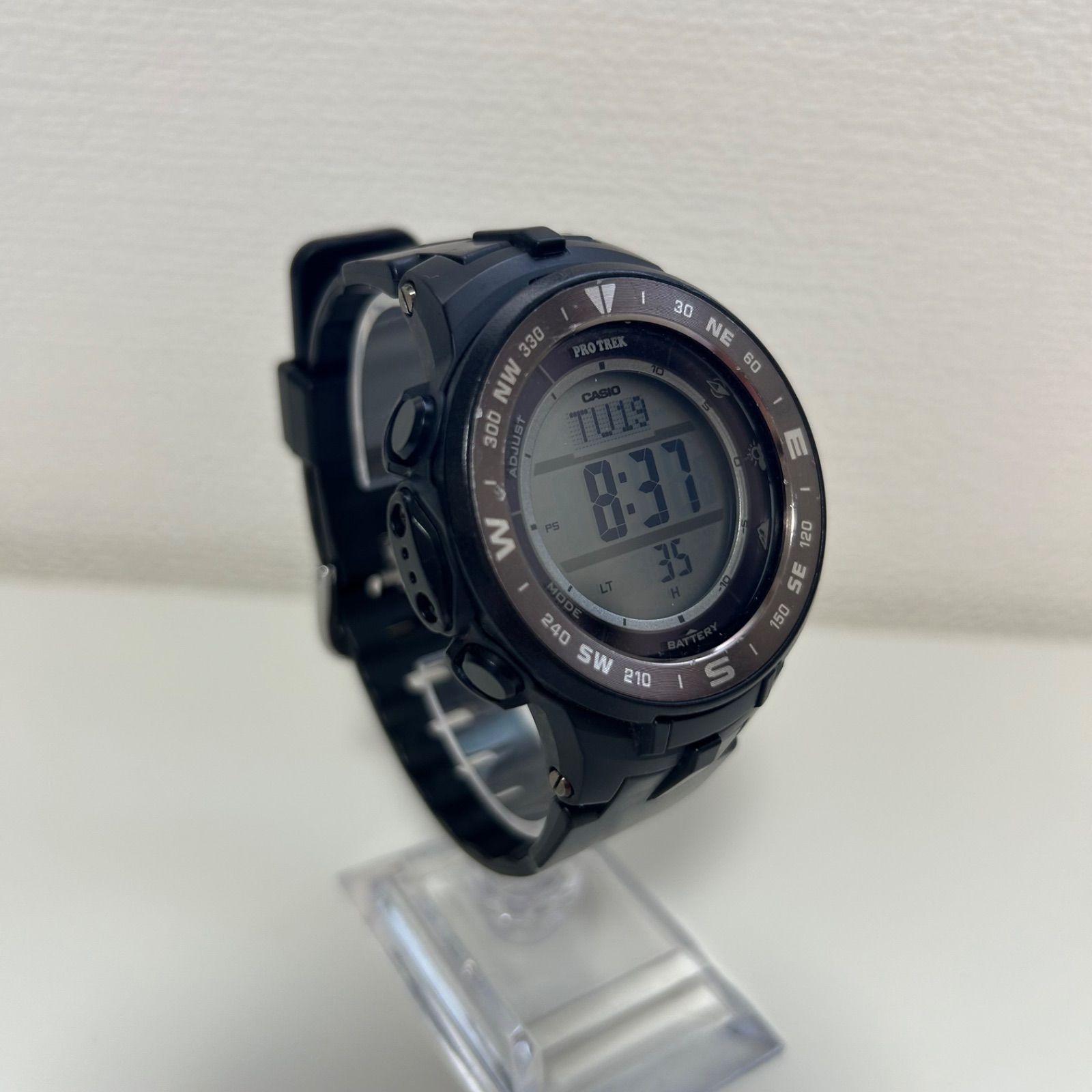 CASIO PRO TREK PRG-330デジタル腕時計 ブラック カシオ プロトレック 