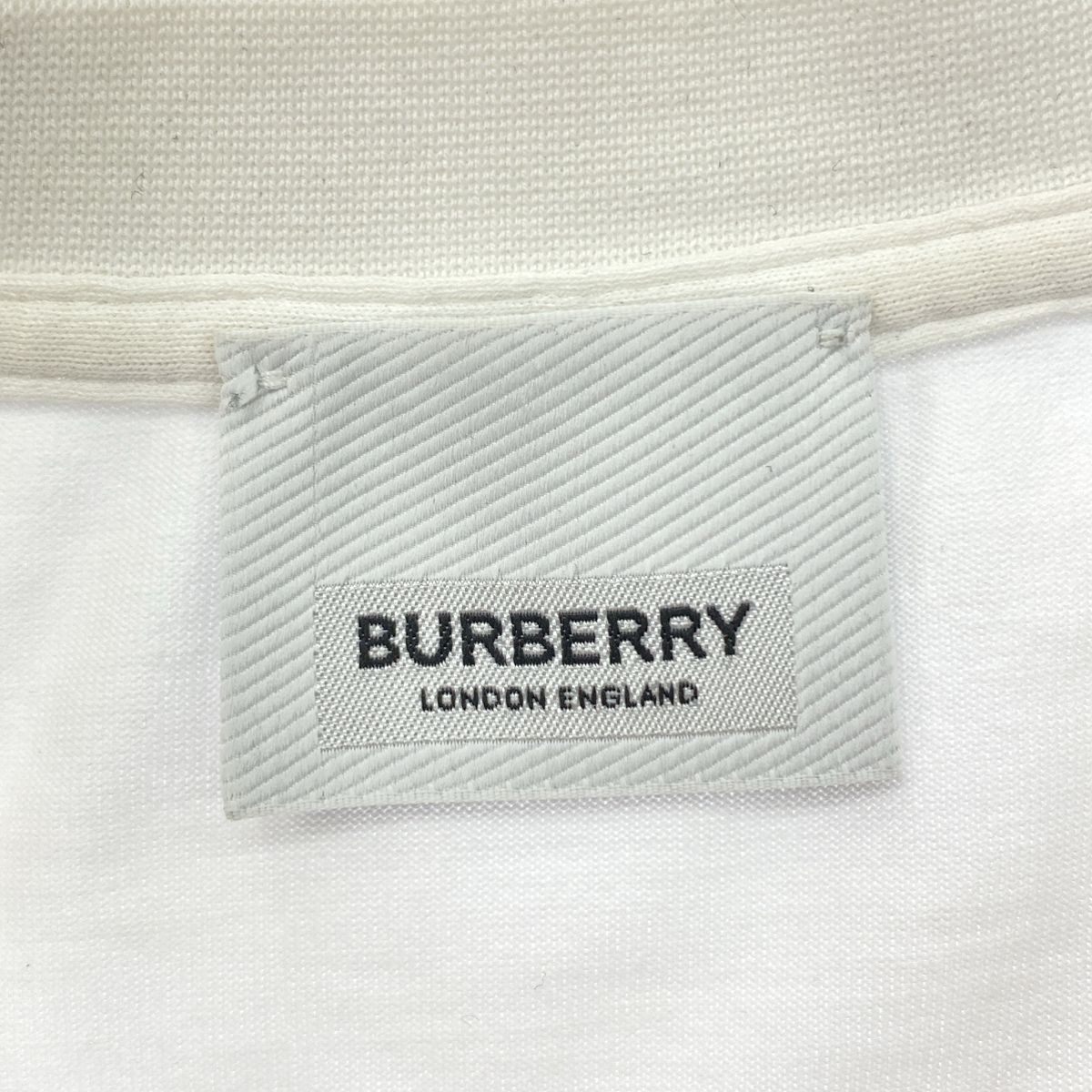 BURBERRY バーバリー ロゴプリントTシャツ ホワイト XS - メルカリ