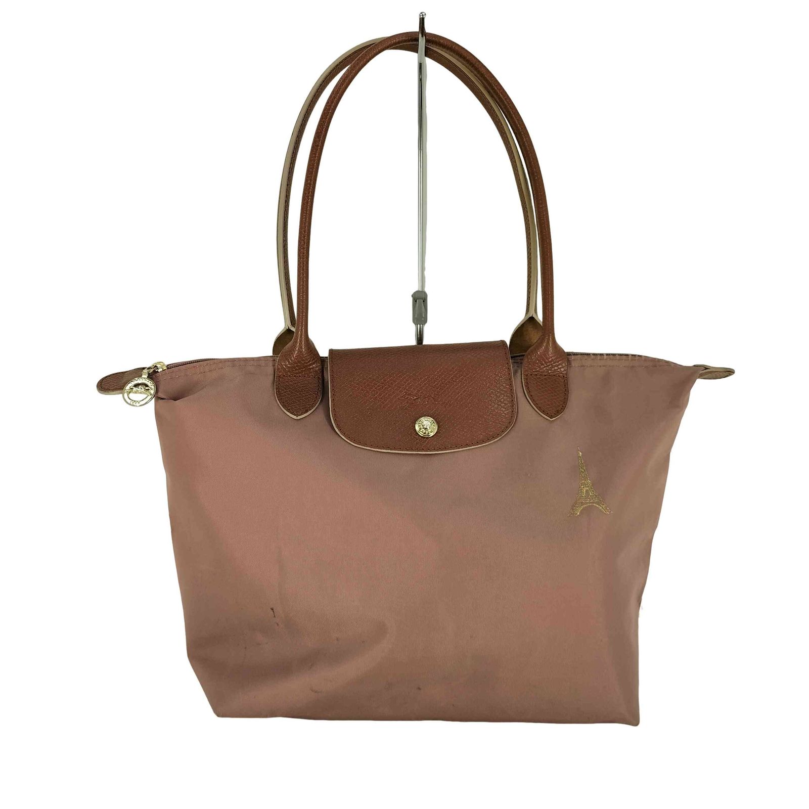 ロンシャン LONGCHAMP エッフェル塔 ロンシャン LONGCHAMP エッフェル塔 刺繍 レザーハンドル ナイロン