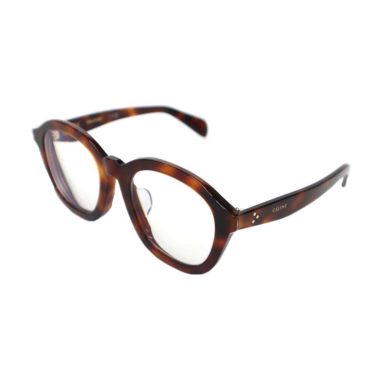CELINE セリーヌ CL40017F ウェリントンタイプアイウェア ブラウン 53□22-145