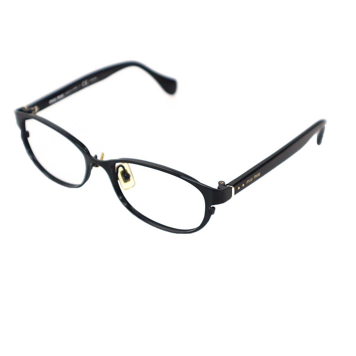miu miu ミュウミュウ アイウェア ブラック 53□16-135 10,260円