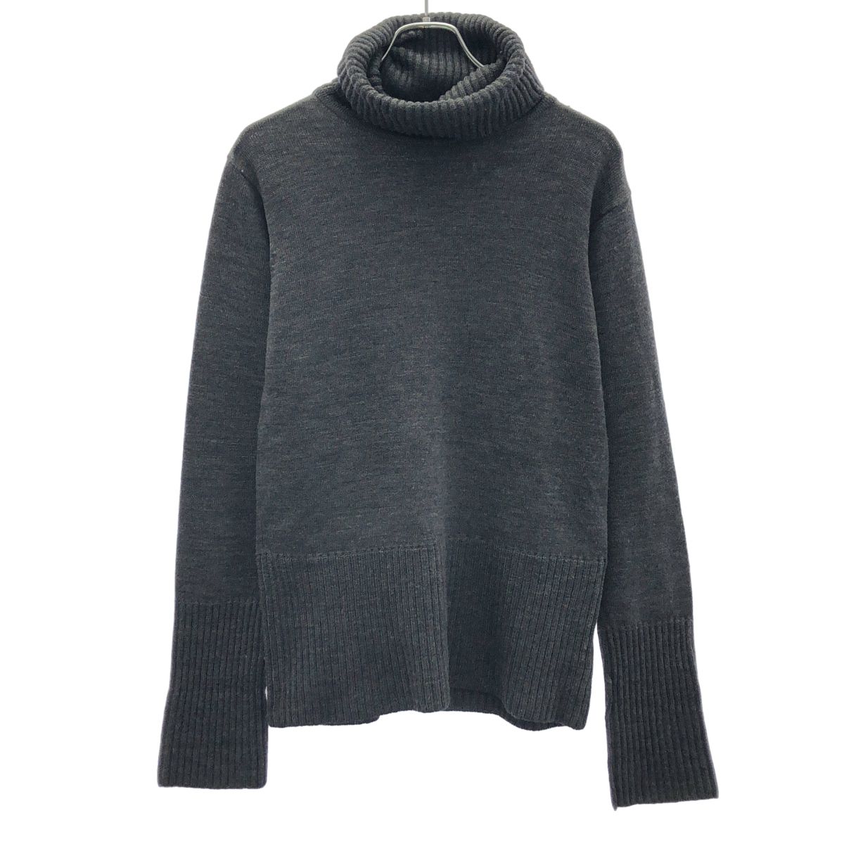 JOHN SMEDLEY ジョンスメドレー 90's タートルネックニットセーター チャコールグレー S