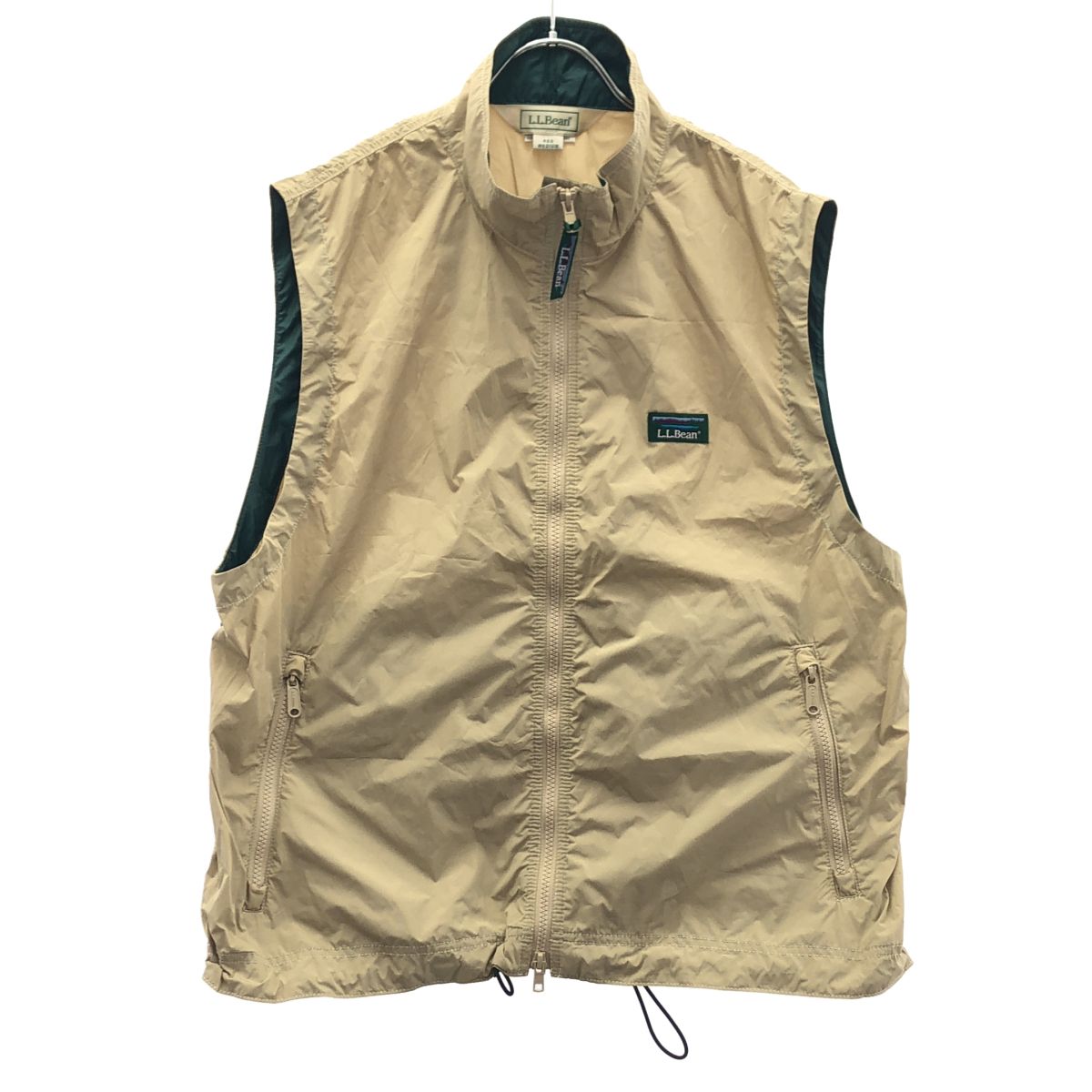 L.L.Bean エルエルビーン Roxbury Vest Steel ナイロンベスト 5175-9048 ベージュ M