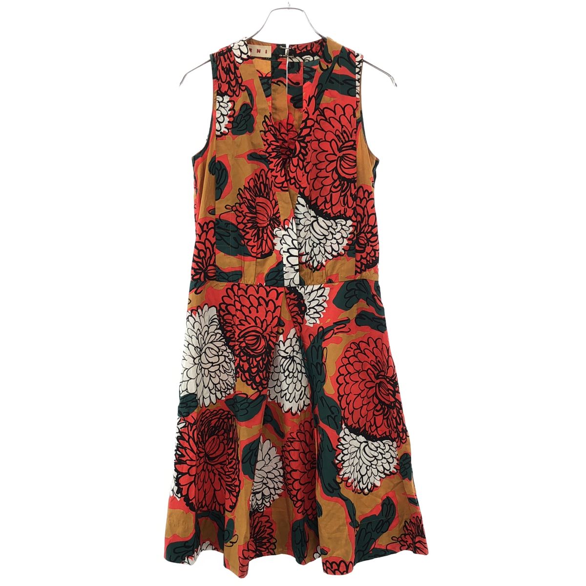 MARNI マルニ 13SS フラワープリントワンピース ミックス 40
