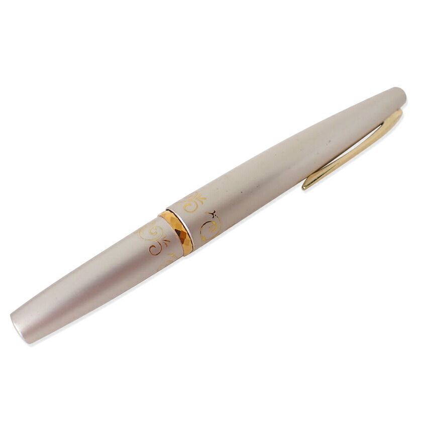 PILOT/パイロット 万年筆 ペン先１８K シルバー×ゴールド//j225-4