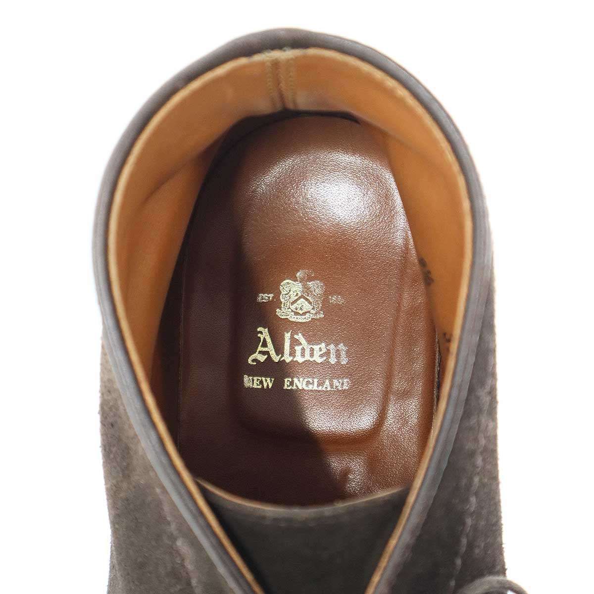 Alden オールデン スエードチャッカブーツ 104019 ブラウン 9 1/2