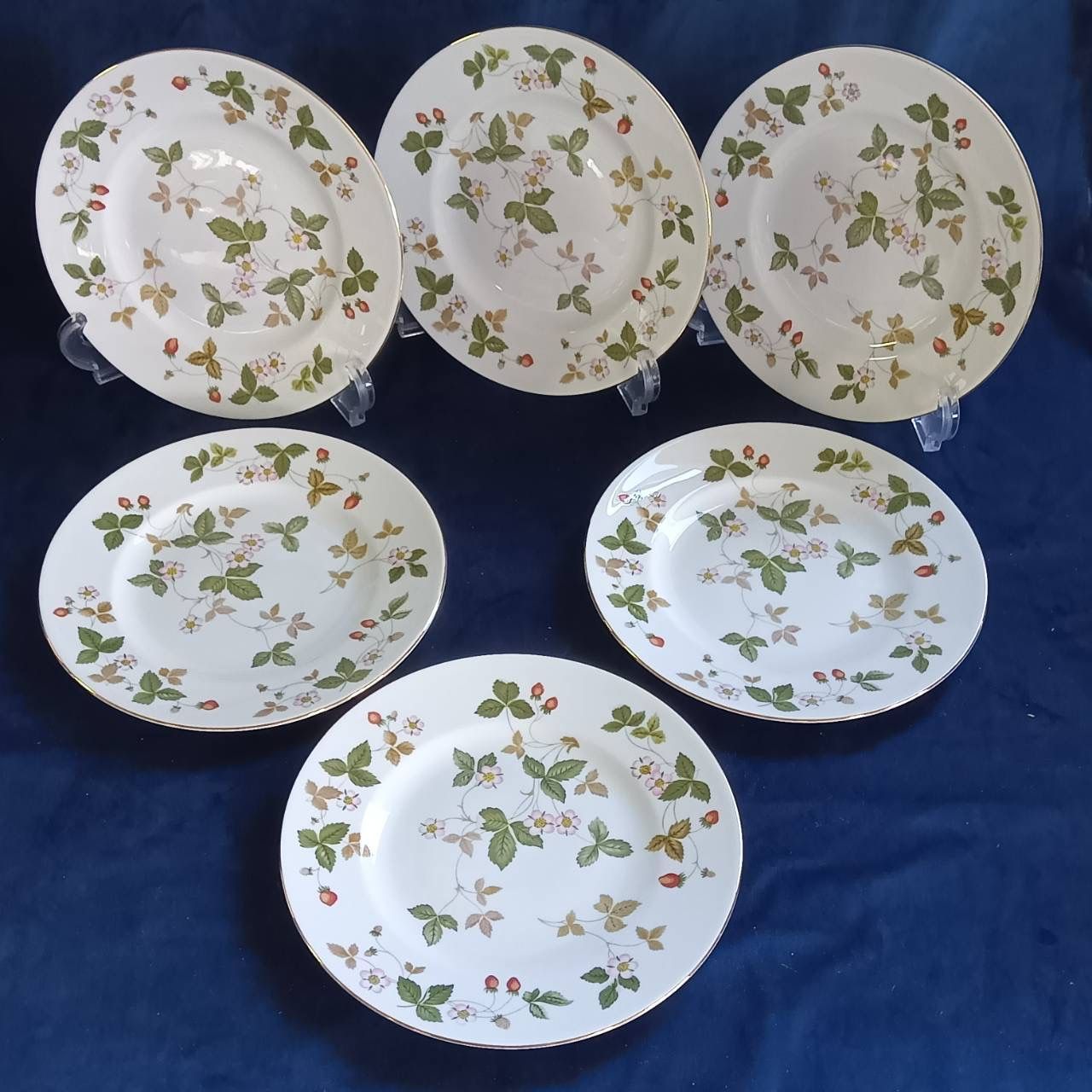 ウェッジウッド Wedgwood ワイルドストロベリー 20cm 皿6枚セット