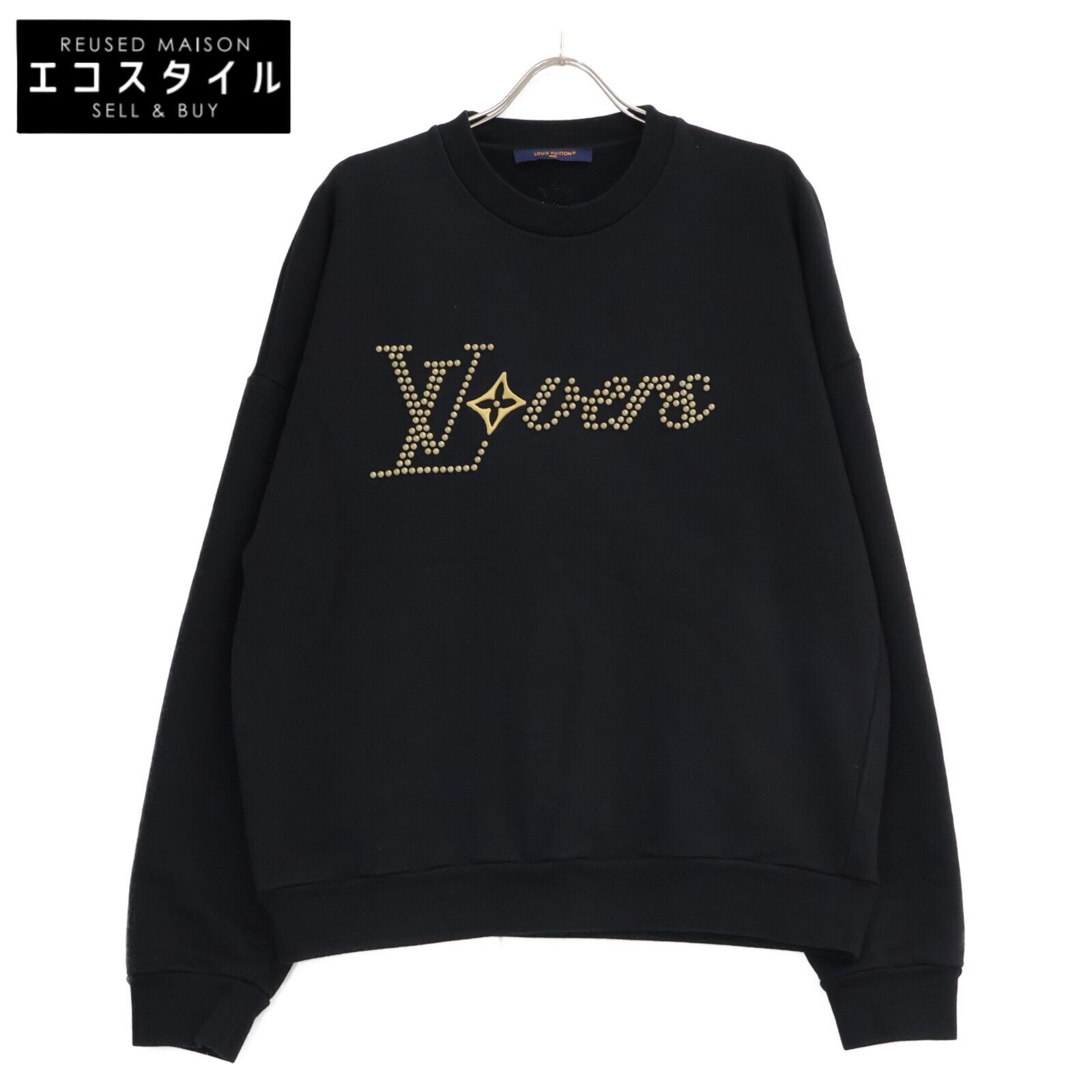 LOUIS VUITTON ルイヴィトン 【美品/国内正規/24年製】RM242MQ FWC HQY88W コットン シグネチャー クルーネック スウェットシャツ M LOUIS VUITTON ルイヴィトン 【美品/国内正規/24年製】RM242MQ FWC