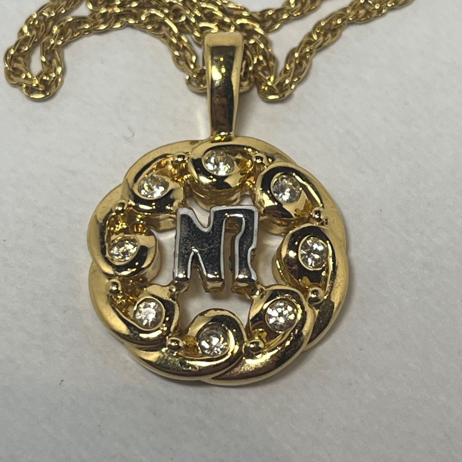 NINA RICCI】ニナリッチ ネックレス レディース NRトップ ゴールド