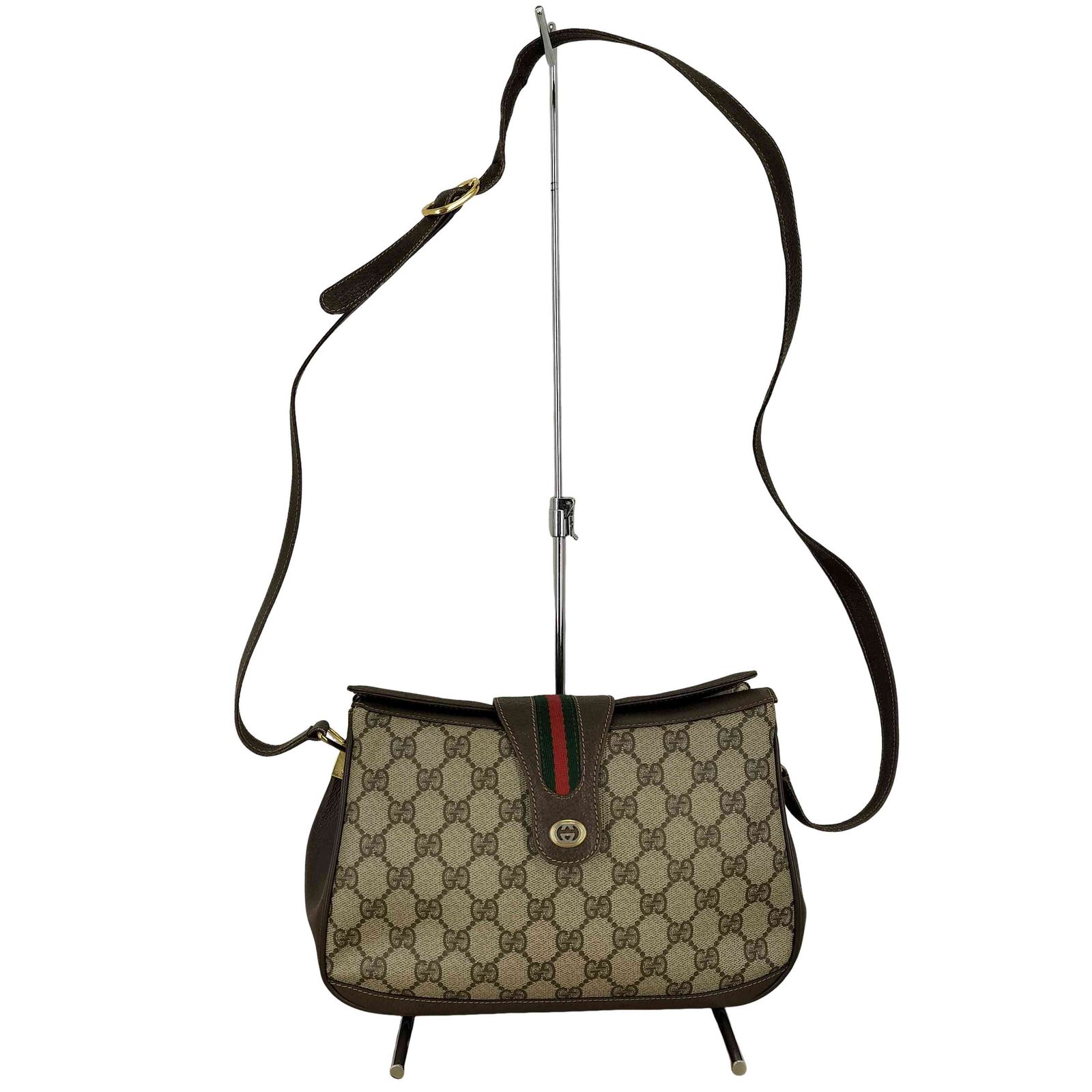 グッチ GUCCI OLD GGスプリーム シェリーライン ショルダーバッグ レディース 表記無