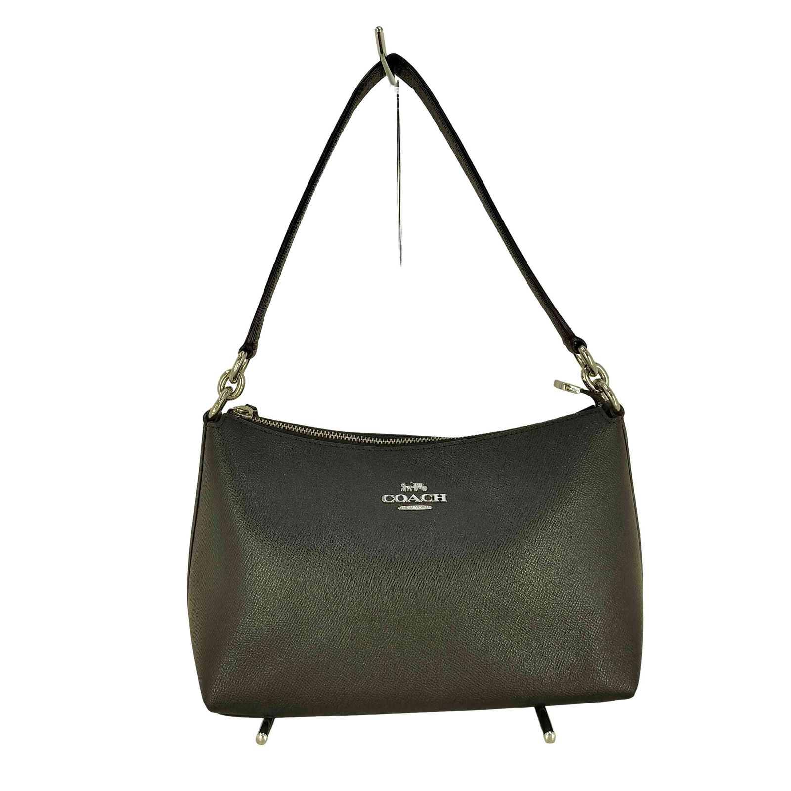 コーチ COACH ロゴプレート レザー ハンドバック レディース 表記無