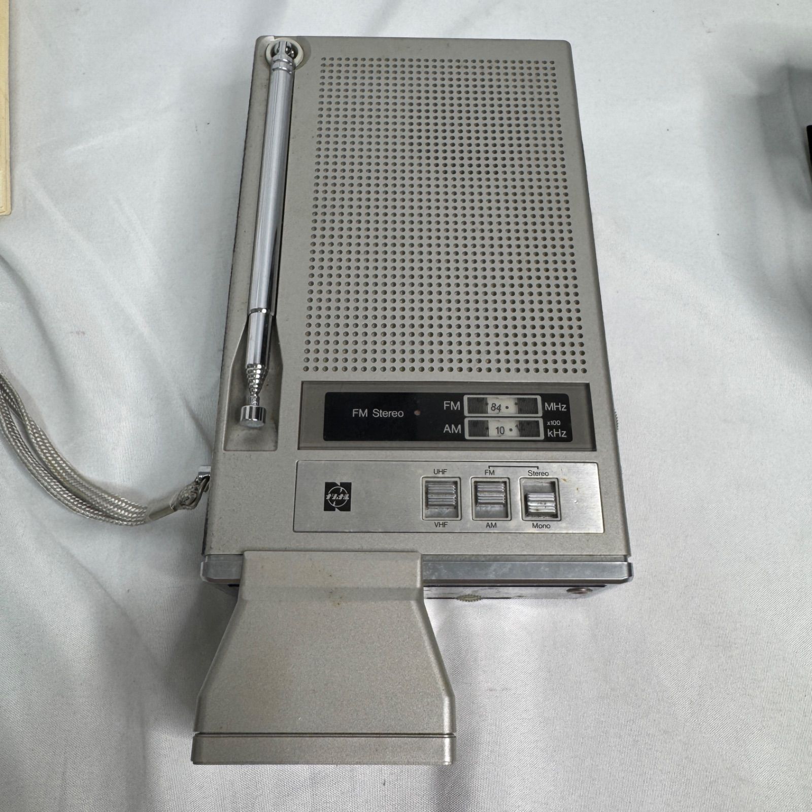 ジャンク品】National ナショナル TR-1020 白黒テレビ FM/AMラジオ付