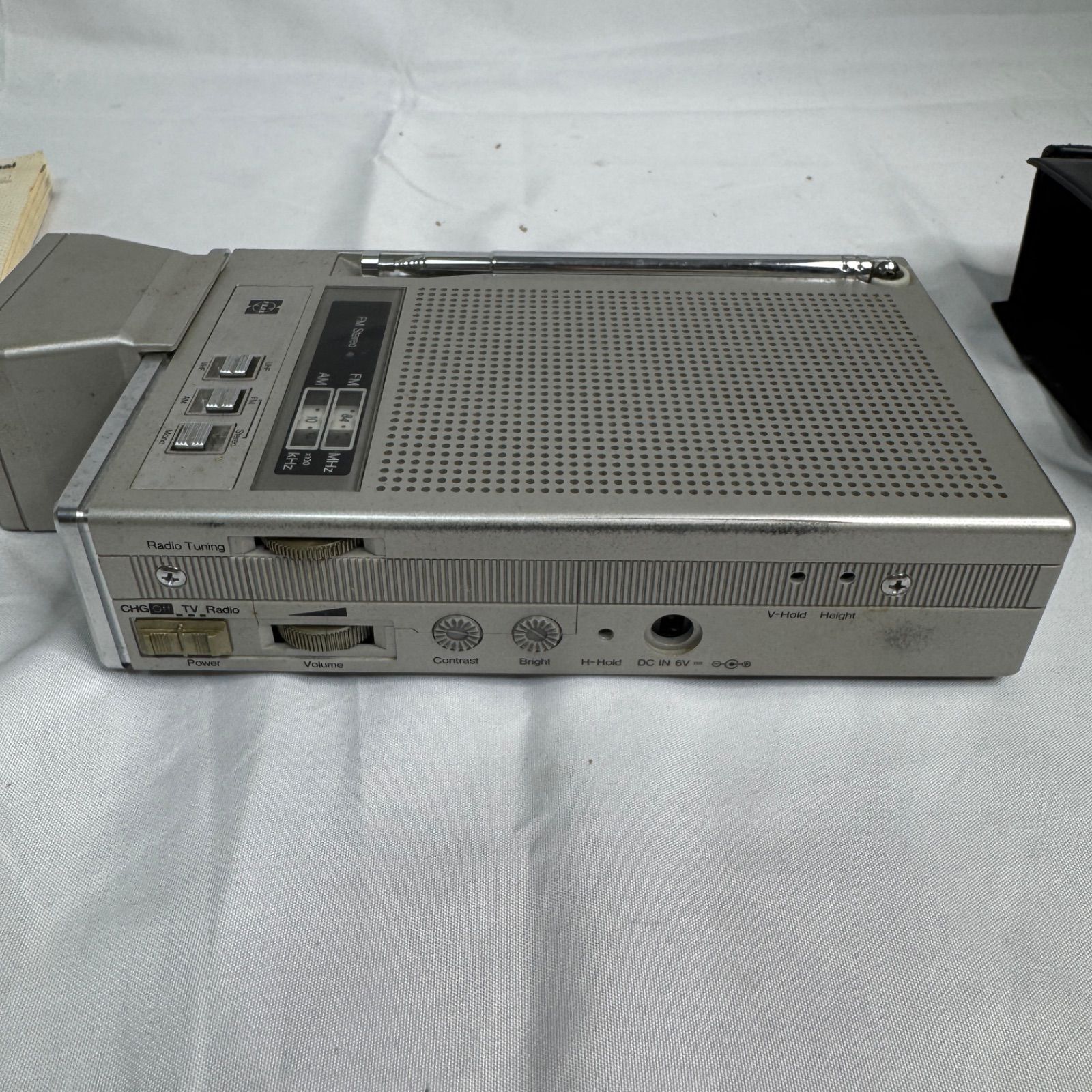 ジャンク品】National ナショナル TR-1020 白黒テレビ FM/AMラジオ付
