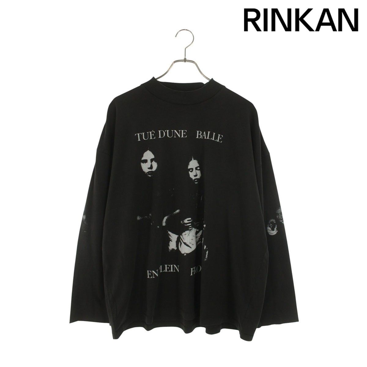 アンファンリッシュデプリメ 26SS BALLETUE D`UNE MOCK NECK LS T-SHIRTS ヒューマンプリントモックネック長袖カットソー メンズ L