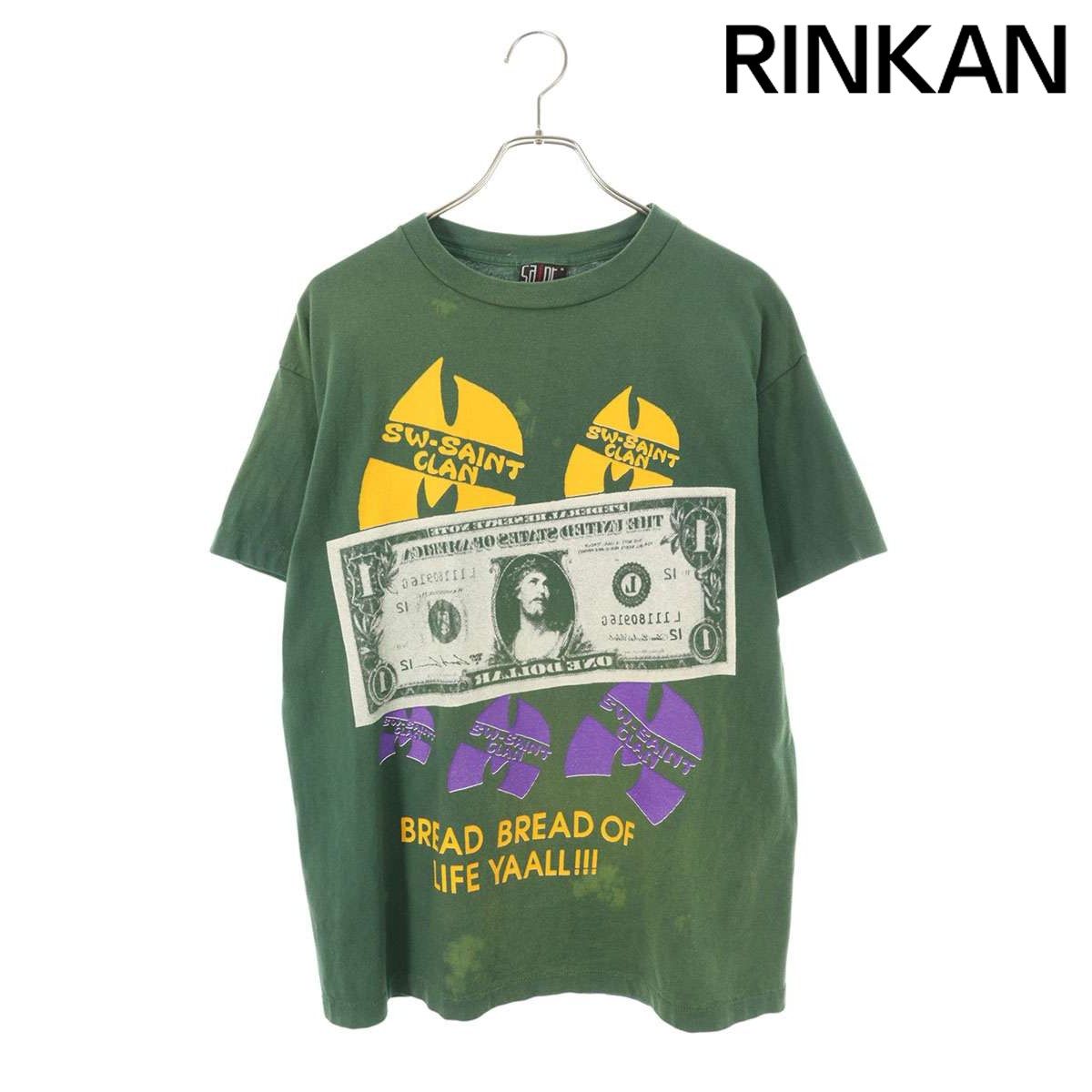 セントマイケル 24SS SM-YS8-0000-C16 ヴィンテージ加工セントクランプリントTシャツ メンズ S