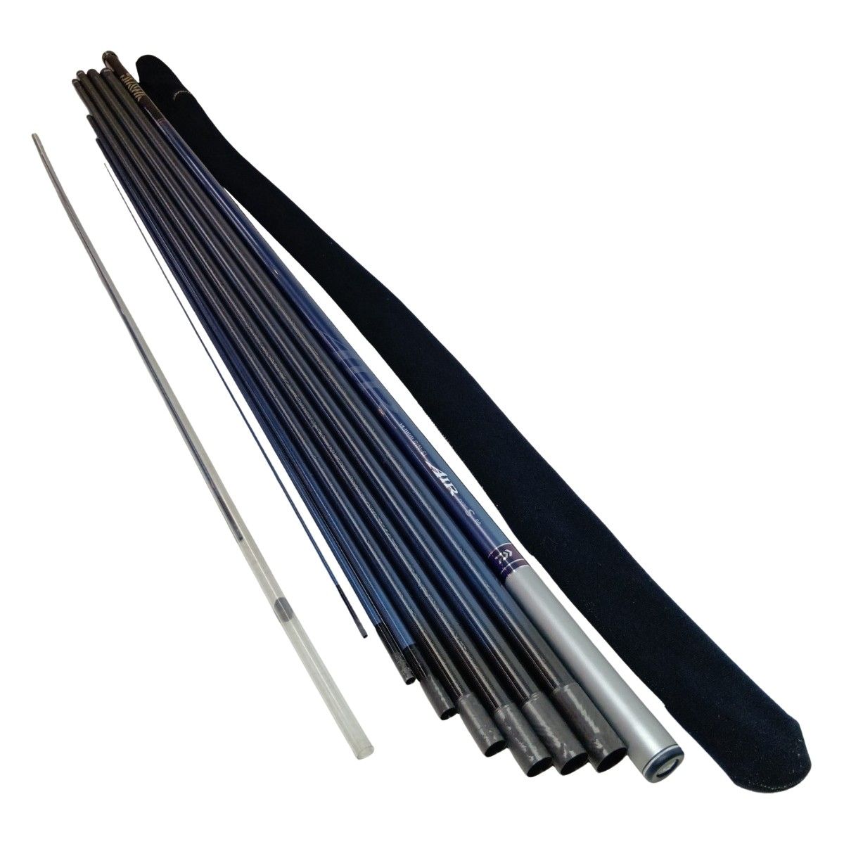 DAIWA ダイワ 06221242 釣り用品 ロッド 鮎竿 銀影エア タイプS 90 程度B 1か所口欠け有 替え穂付き