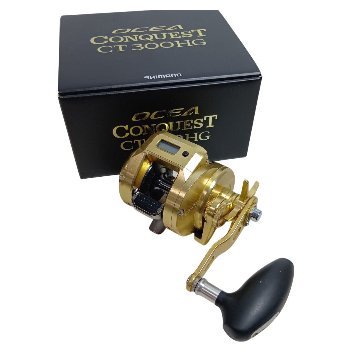 SHIMANO シマノ 03820 釣り用品 リール ベイトリール 18オシアコンクエスト CT300HG キズ有 程度B