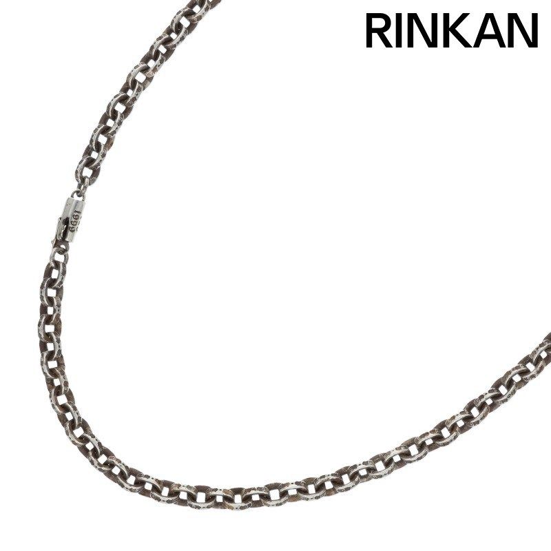 クロムハーツ PAPER CHAIN 20/ペーパーチェーン20inch シルバーネックレス メンズ 20inch