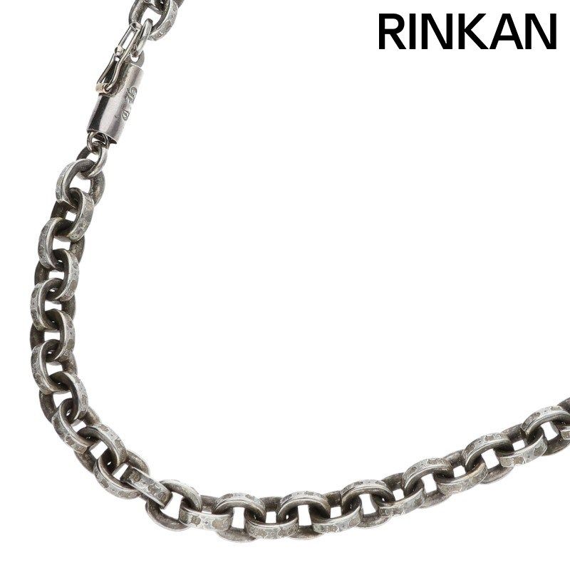 クロムハーツ PAPER CHAIN 20/ペーパーチェーン20inch シルバーネックレス メンズ 20inch