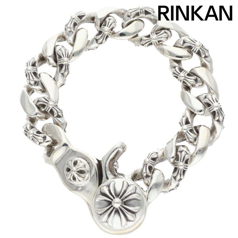 クロムハーツ FNCY CHN LNK/ファンシーリンククリップ シルバーブレスレット メンズ 13LINK