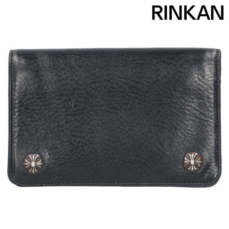 クロムハーツ 2ZIP/2ジップ クロスボールボタンレザーウォレット メンズ 99,649円