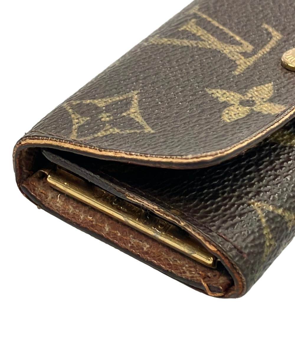 ◆中古品◆ LOUIS VUITTON ルイ・ヴィトン キーケース 4連(1つ欠品) M62631 モノグラムキャンバス ブラウン 本体のみ V100420NA LOUIS VUITTON - LOUIS VUITTON(ルイヴィトン) キーケース モノグラム