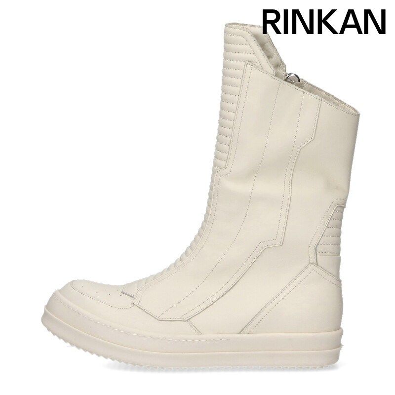 リックオウエンス MOTO SNEAKS レザーハイカットスニーカー メンズ 43
