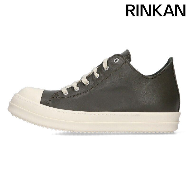 リックオウエンス RAMONES LOW ラモーンズレザーローカットスニーカー メンズ 44