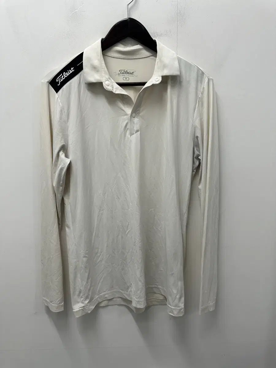 アラビアヴィンテージ タイトリスト 長袖 ゴルフ Tシャツ 白 95