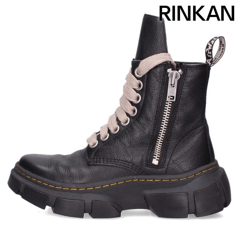 リックオウエンス ×ドクターマーチン Dr.Martens 1460 JMB Lace RO DMXL ジャンボレース レザーブーツ メンズ 43