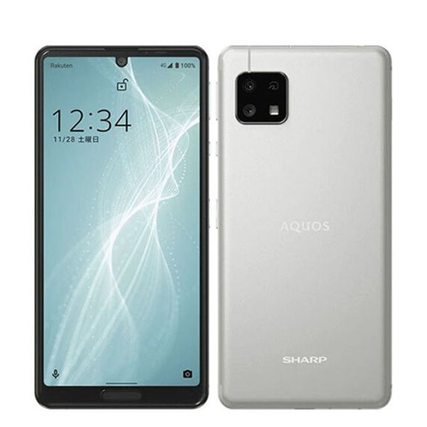 【中古】 AQUOS sense4 lite SH-RM15 シルバー SIMフリー 本体 楽天モバイル Aランク スマホ シャープ【送料無料】 shrm15sv8mtm