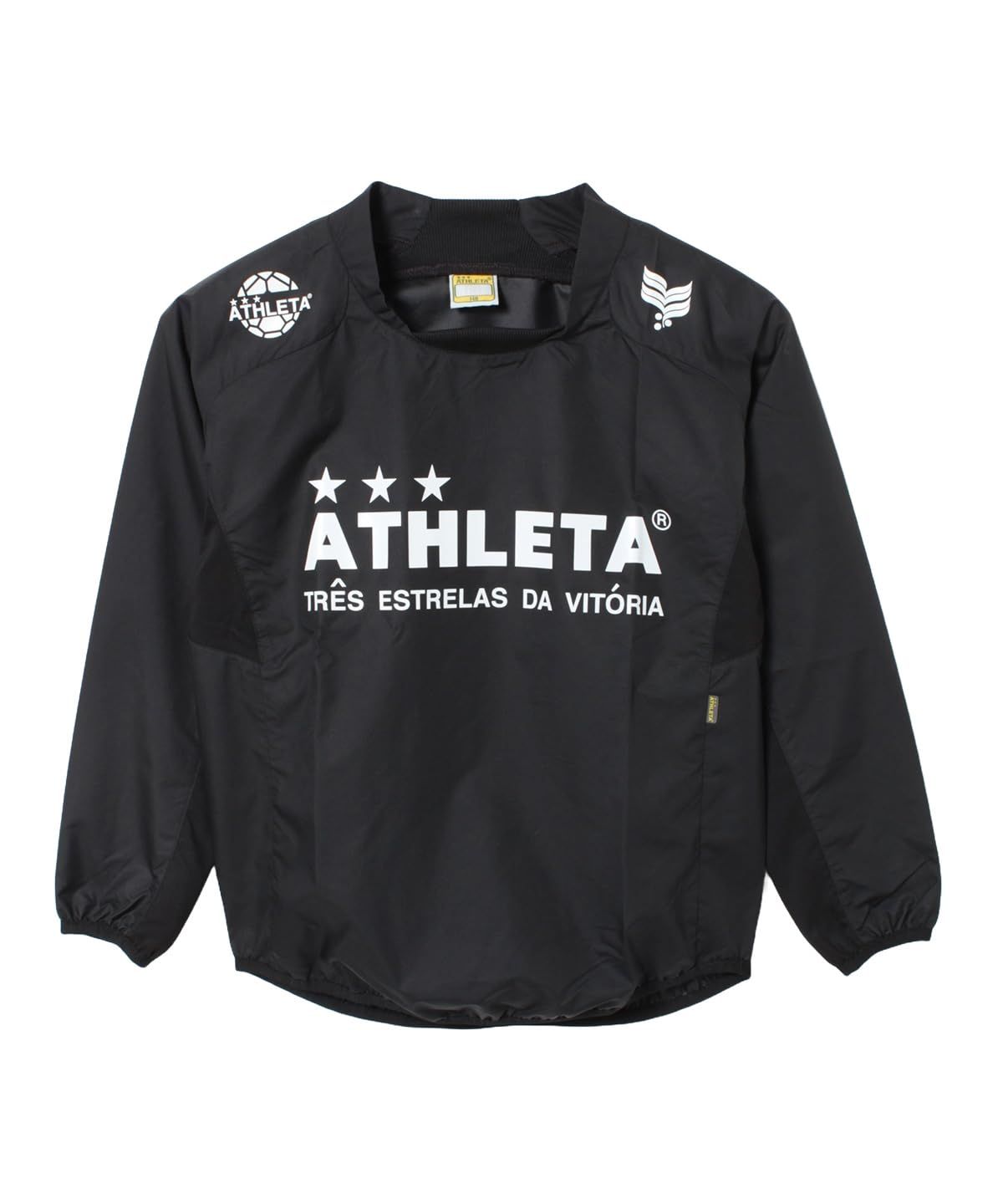 [アスレタ] サッカーウェア ピステトップ ピステジャケット キッズ ジュニア 子供 HM-009J JKT ７０ＢＫ／１０ＷＨ １４０ 小学生 子ども 少年 [７０ＢＫ／１０ＷＨ] [140]