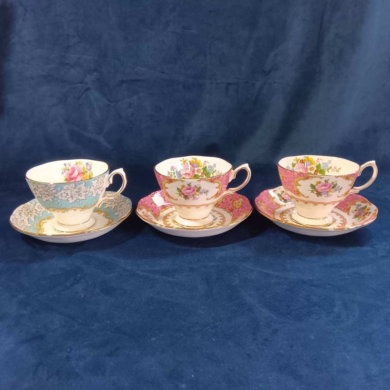 ロイヤルアルバート Royal Albert レディーカーライル 3客（ピンク2