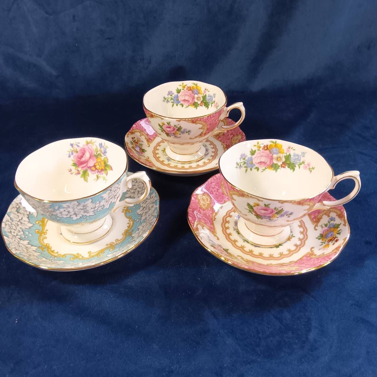 ロイヤルアルバート Royal Albert レディーカーライル 3客（ピンク2