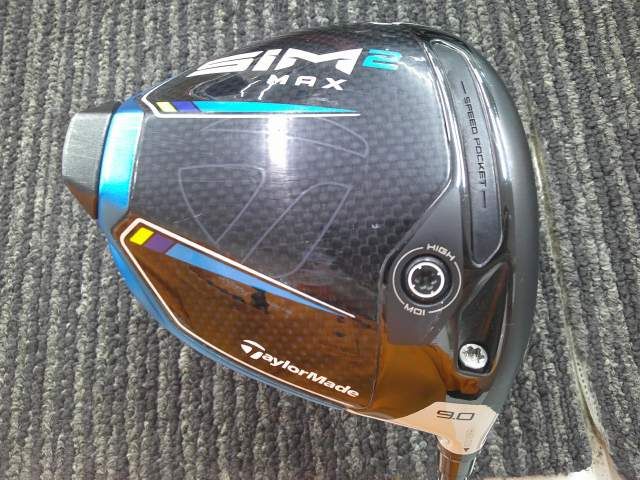 中古 ドライバー テーラーメイド SIM2 MAX/TENSEI BLUE TM50(JP)/S/9[2737]■博多