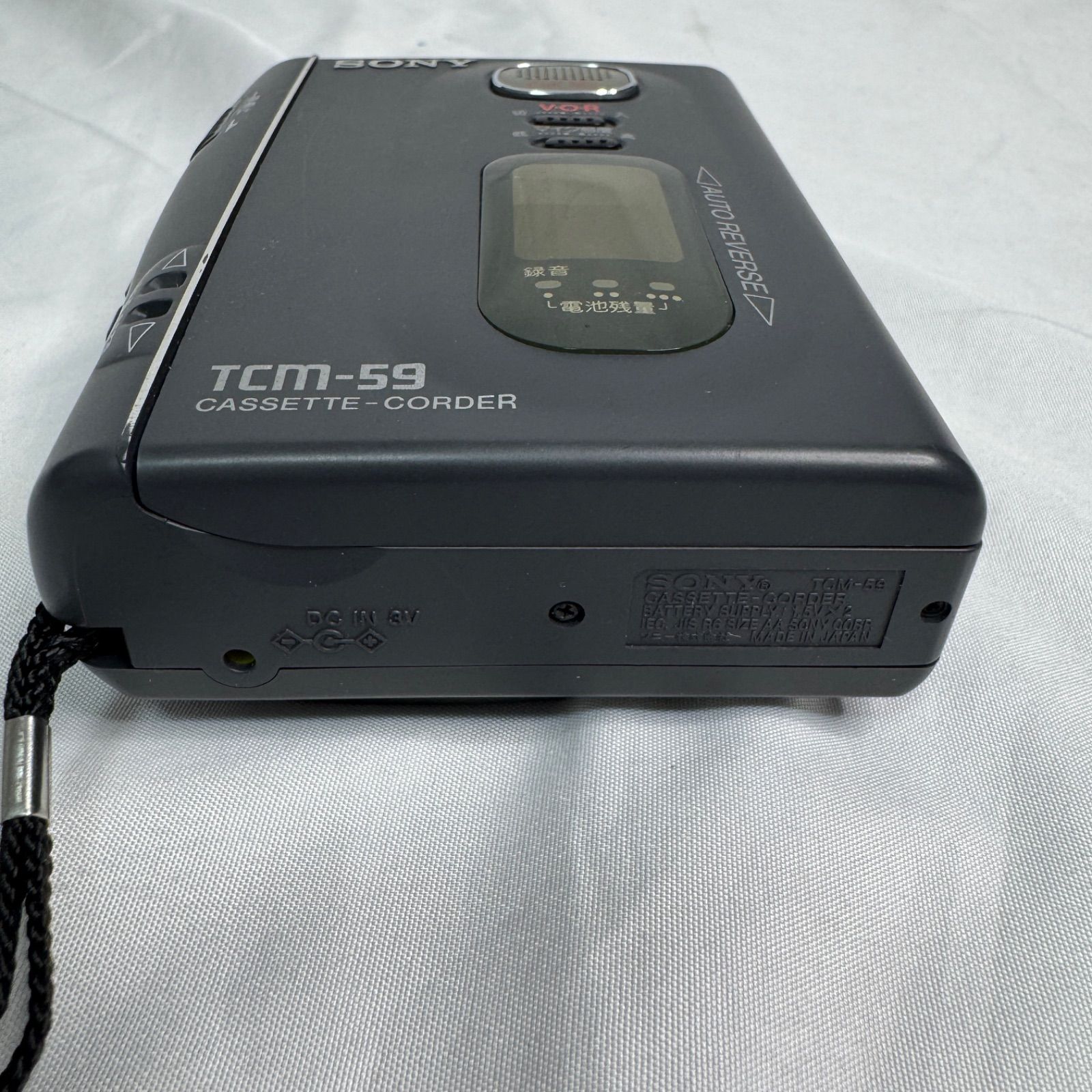 ジャンク品】SONY ソニー TCM-59 カセットコーダー カセットレコーダー