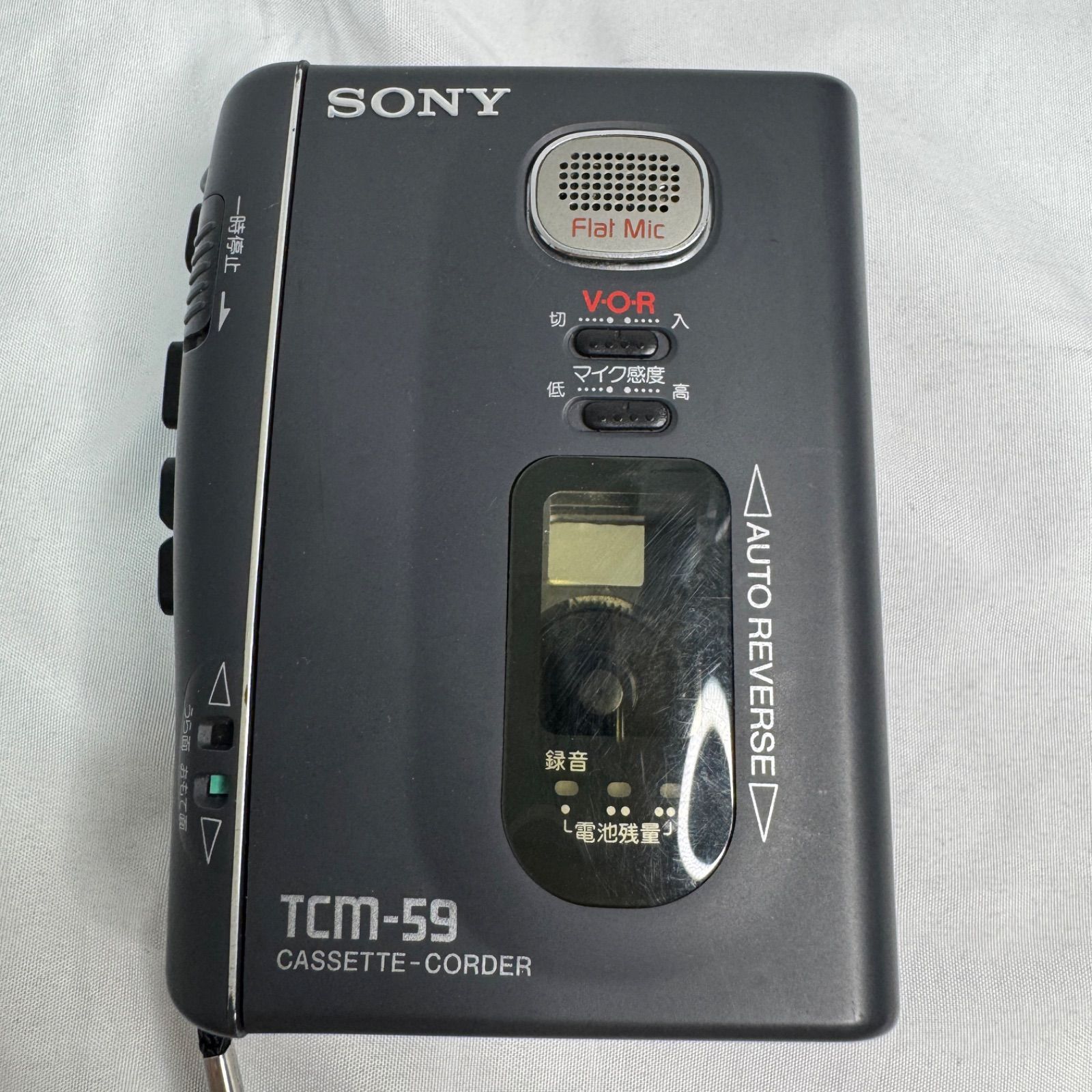 ジャンク品】SONY ソニー TCM-59 カセットコーダー カセットレコーダー