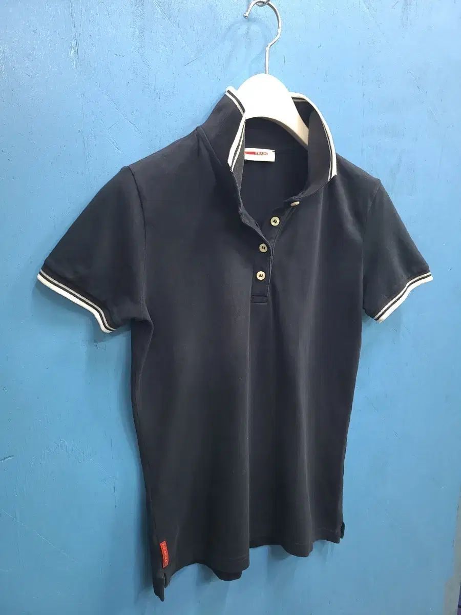 90s ヴィンテージ PRADA プラダ スリムフィット ポロシャツ
