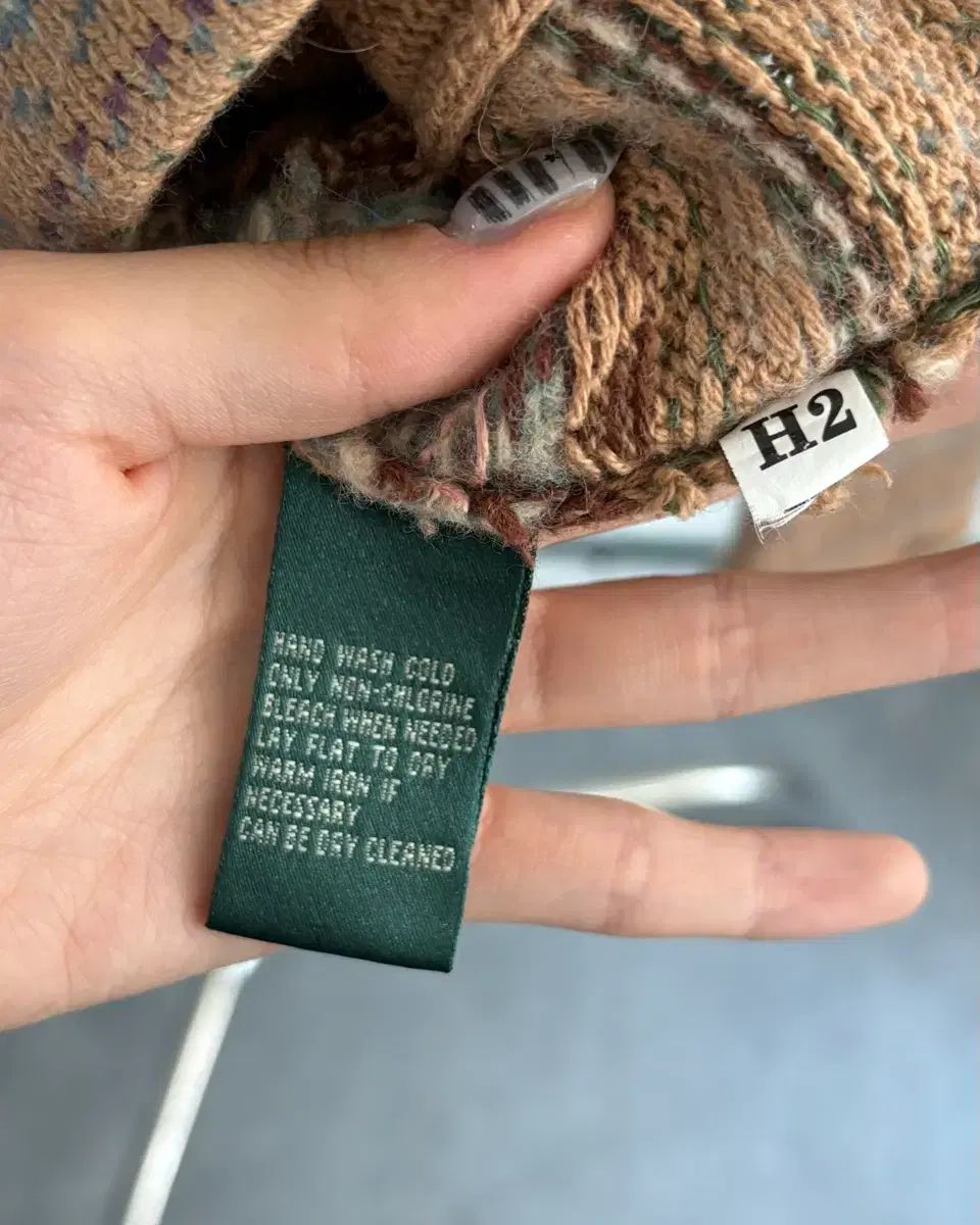 ラルフローレン フェアアイル ショールカラー カーディガン