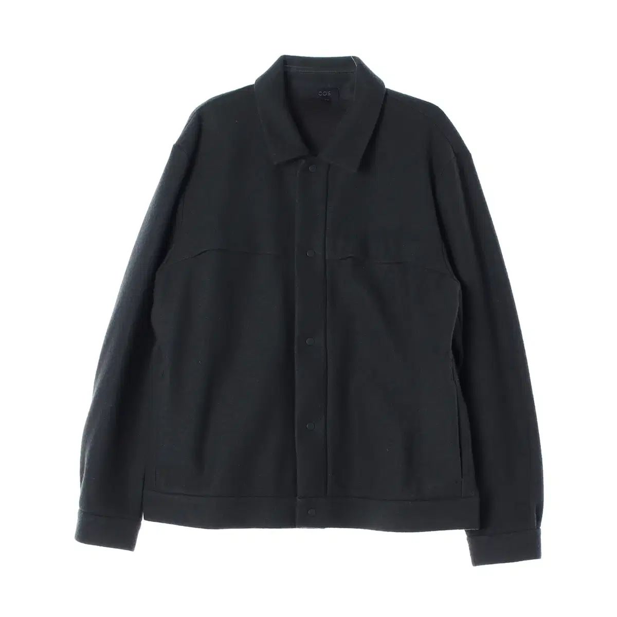 COS 21FW ウールブレンド レギュラーフィット ボタン ブルゾン ジャケット