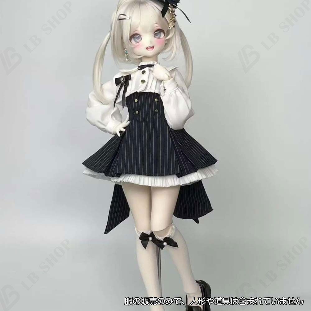 ドール服 ドール衣装 6点セット 1/4対応 女子高校 スクール風ロリータ
