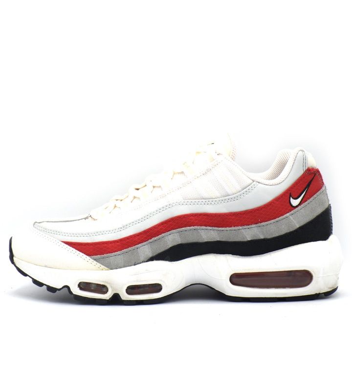 ナイキ NIKE 【 AIR MAX 95 White Red Grey DQ3430 001 】 エア マックス 95 ホワイト レッド グレー スニーカー　f31201