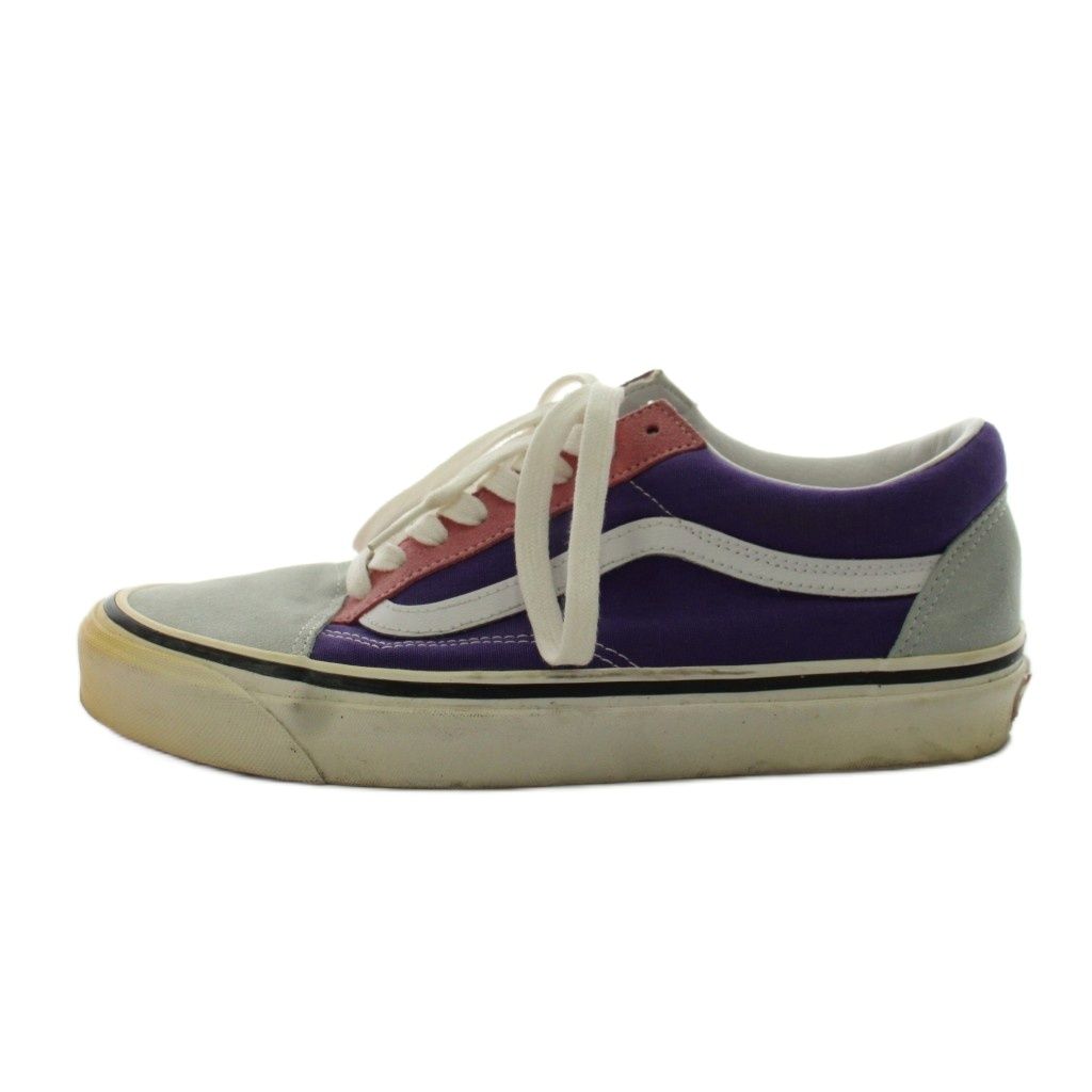 バンズ VANS オールドスクール スニーカー シューズ US9.5 27.5cm ピンク 紫 パープル 水色 ライトブルー 721278 /AN2 ■ECE004