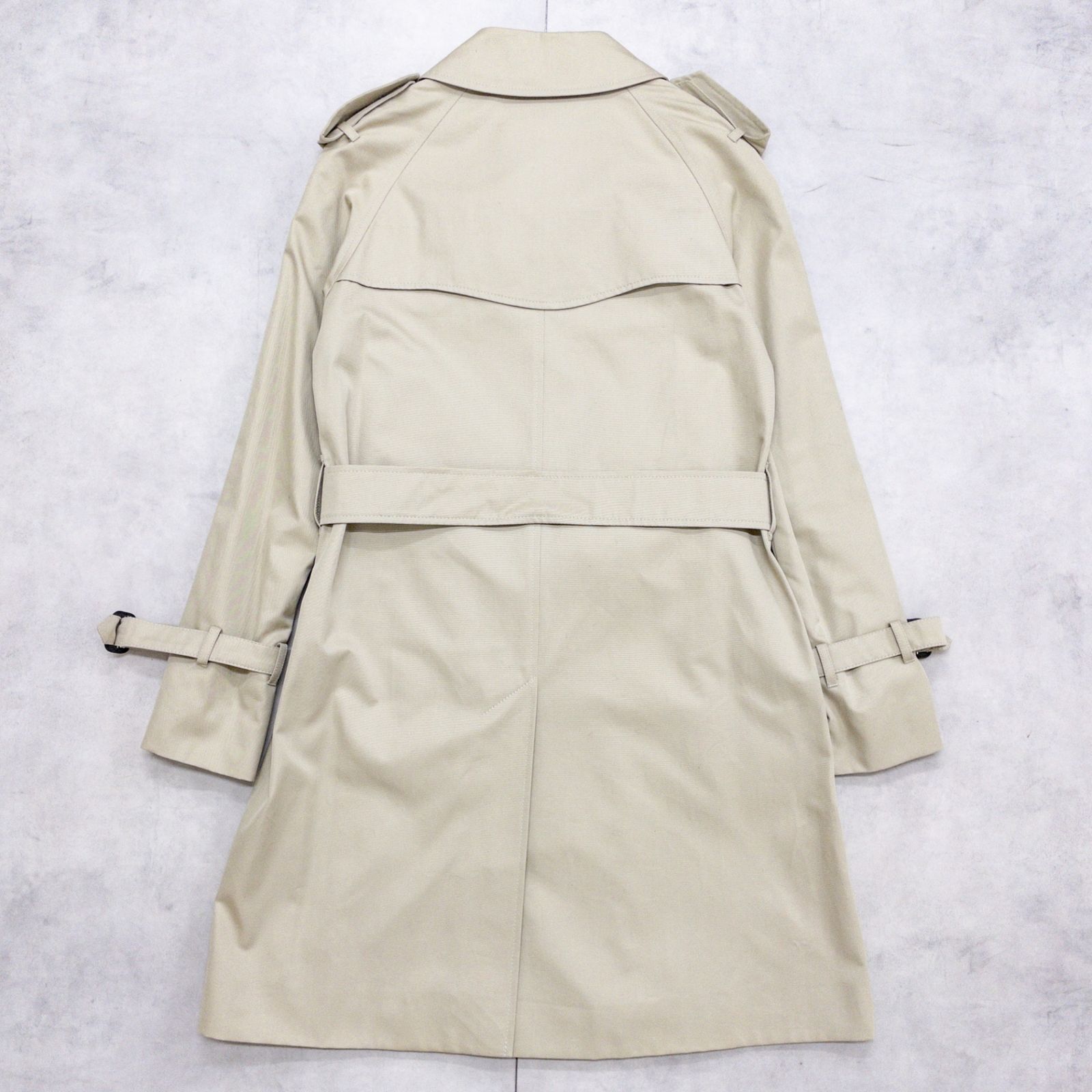 MACKINTOSH マッキントッシュ トレンチコート ベルト コットン ベージュ スコットランド製 レディース 32 b01477