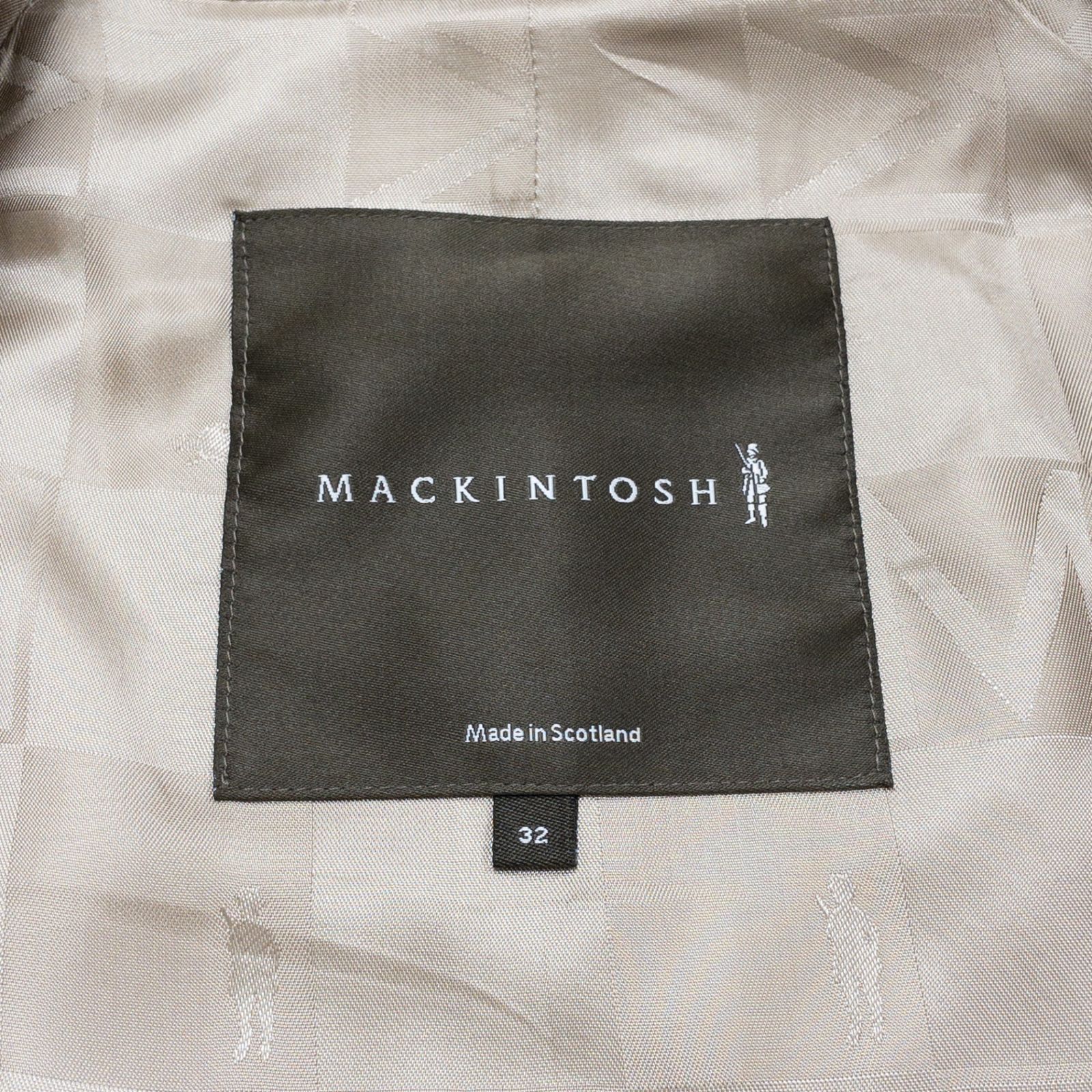MACKINTOSH マッキントッシュ トレンチコート ベルト コットン ベージュ スコットランド製 レディース 32 b01477